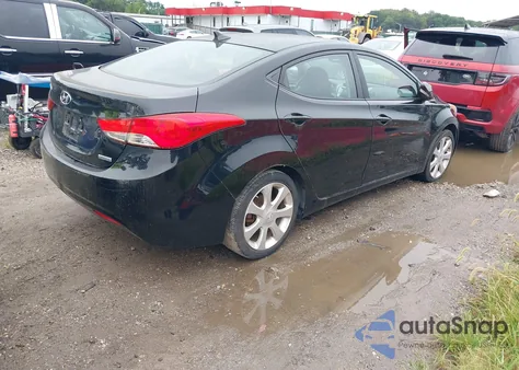 2013 Hyundai Elantra Gls/Limited из США, поврежденный, VIN 5NPDH4AE1DH172509